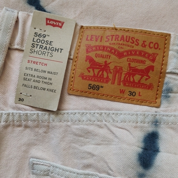 Levi's Men's 569 Loose Straight Shorts NWT Sz.30 - Picture 7 of 8